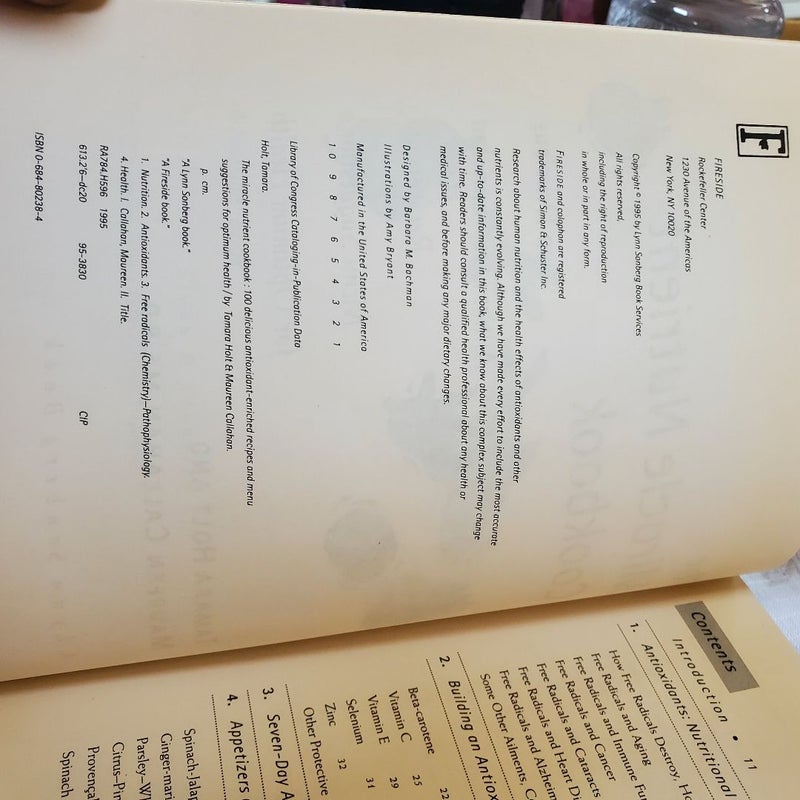 The Miracle Nutrient Cookbook