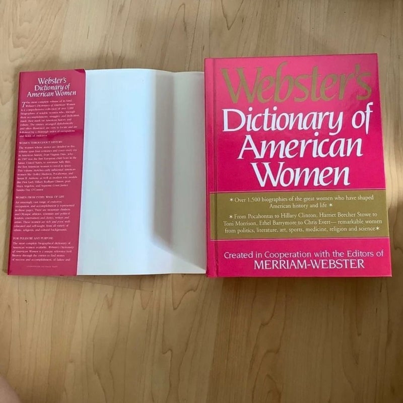 Webster's Dictionary of American Women