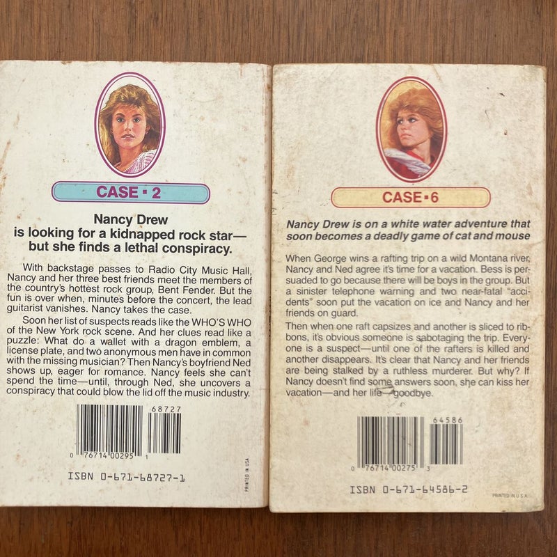 5 Nancy Drew Files books