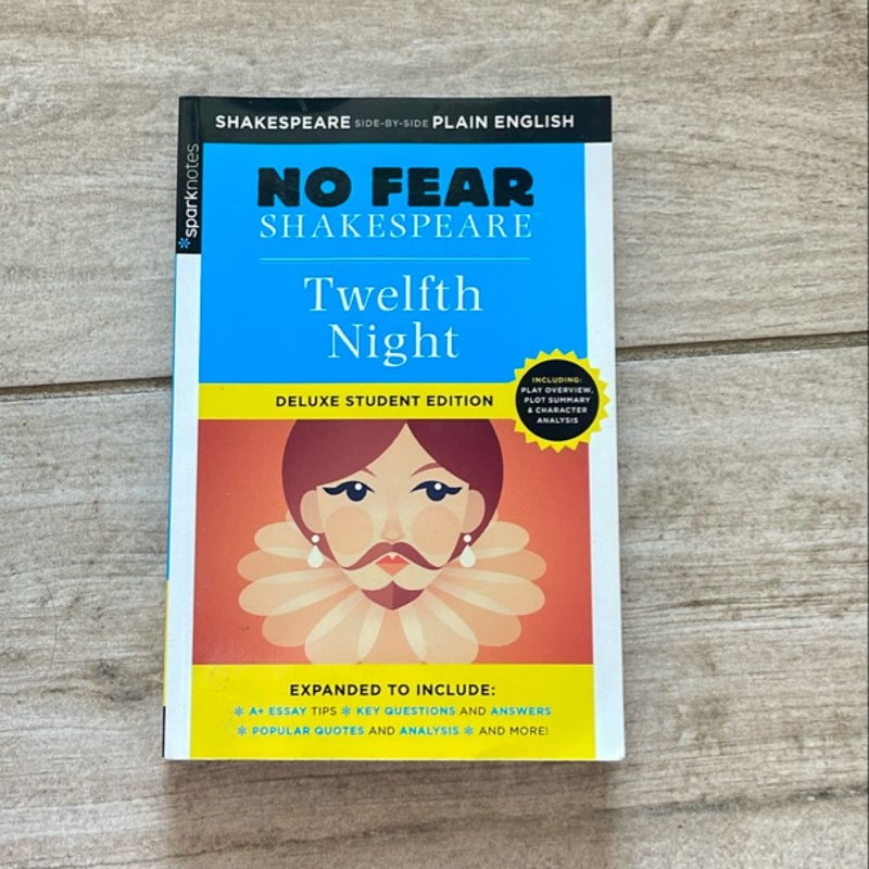 Twelfth Night: No Fear Shakespeare Deluxe Student Edition