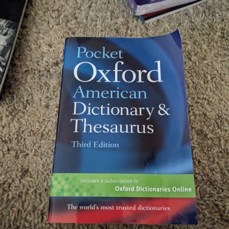 Pocket Oxford American Dictionary and Thesaurus