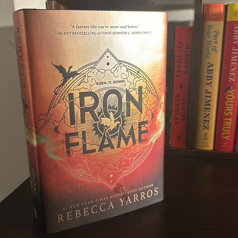 Iron Flame (FIRST EDITION W/ SPRAYED EDGES 