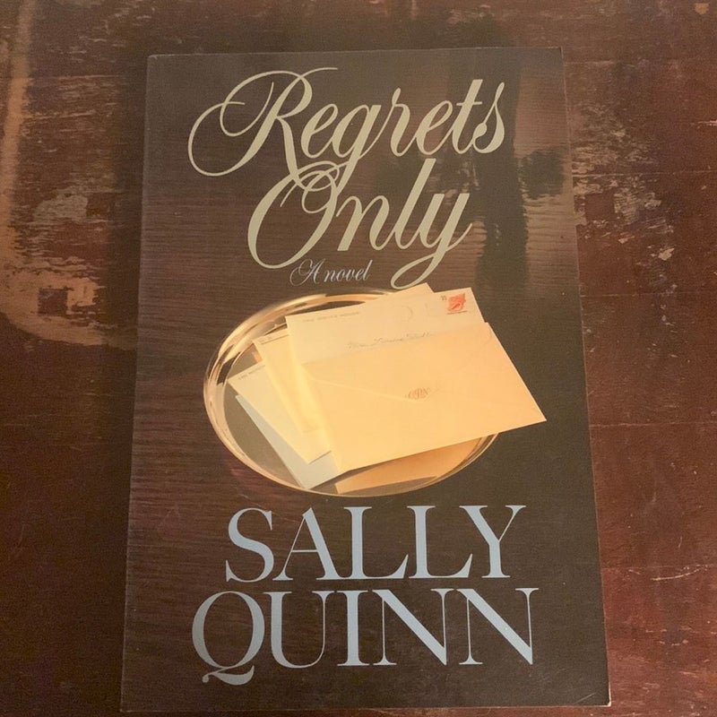 REGRETS ONLY- SIGNED Advance Reader's Copy!!!