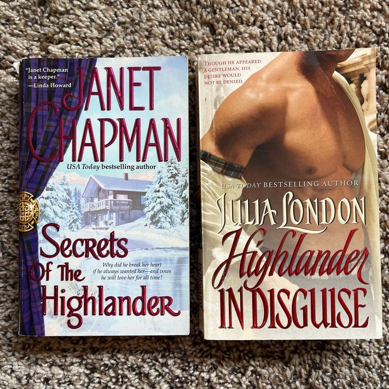 Highlander in Disguise and Secrets of the Highlander