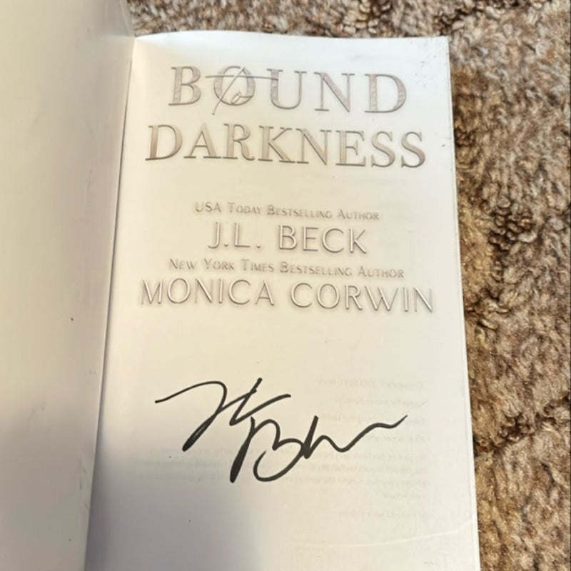 Bound to Darkness signed copy