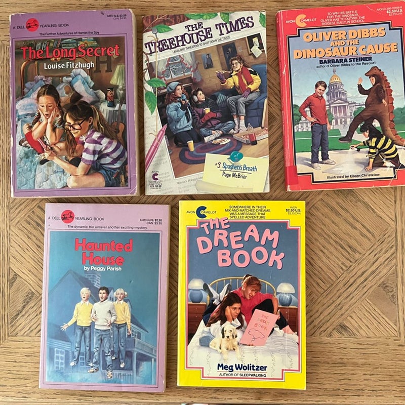 Bundle- 80s Chapter Books by Peggy Parish, Meg Wolitzer,, Paperback ...