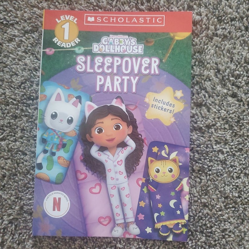 Gabby's Dollhouse: Sleepover Party (Scholastic Reader, Level 1)