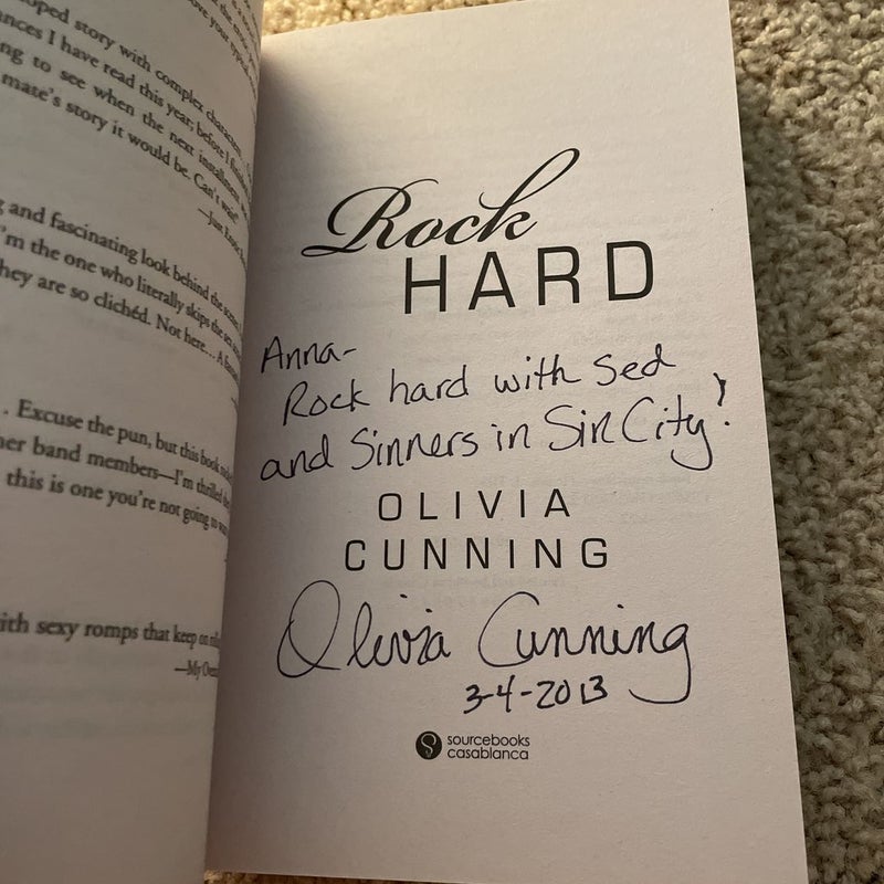 Rock Hard (signed by the author)