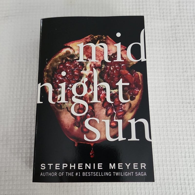 Midnight Sun Book  Twilight book, Midnight sun twilight, Midnight