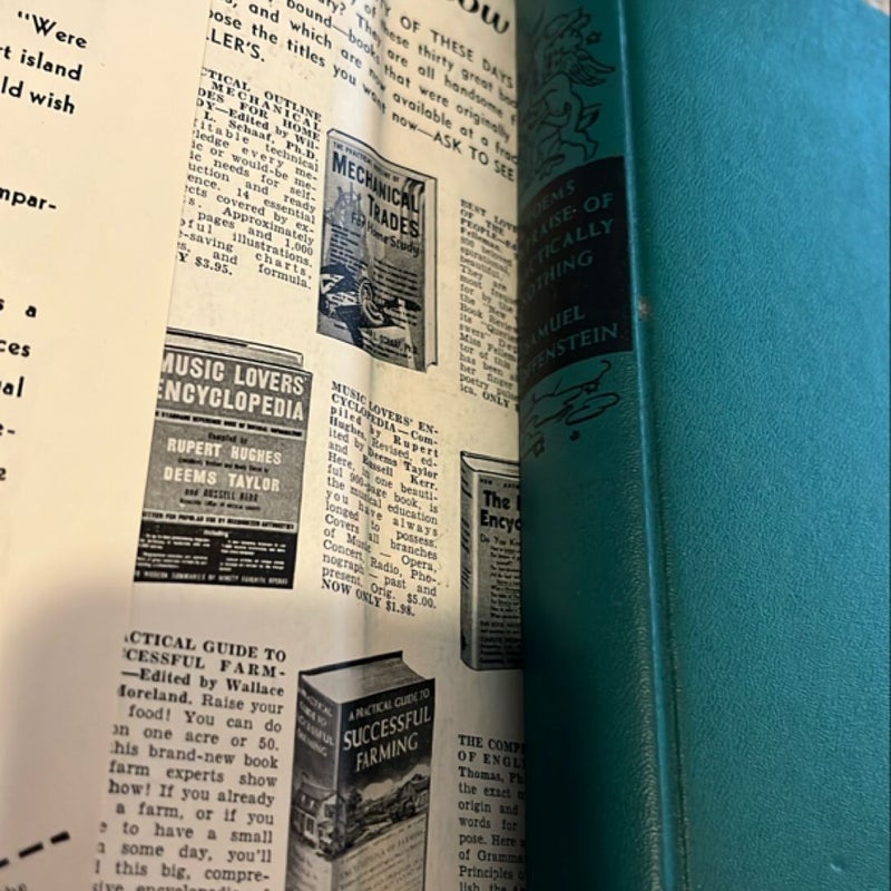 Poems in Praise of Practically Nothing *1941 edition