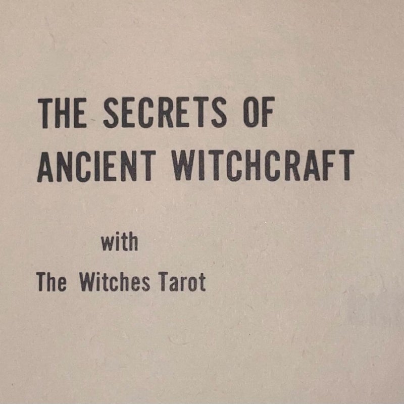 The Secrets of Ancient Witchcraft with the Witches Tarot