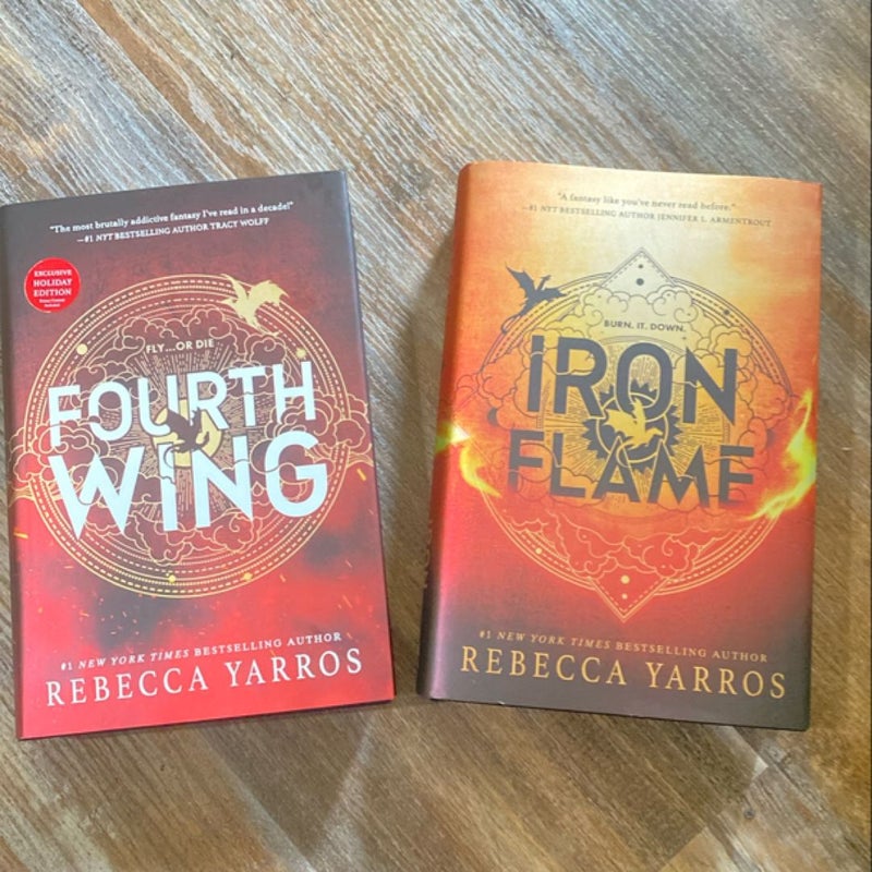 Fourth Wing Holiday Edition and Iron Flame