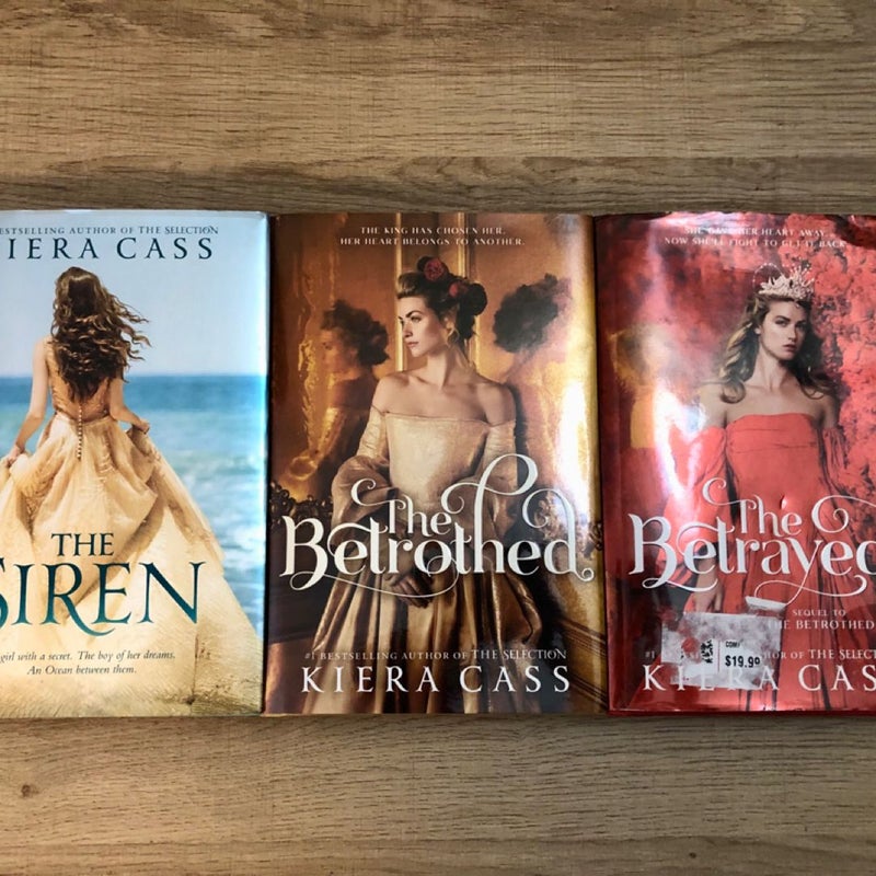 Kiera Cass Bundle: The Betrothed + The Betrayed + The Siren