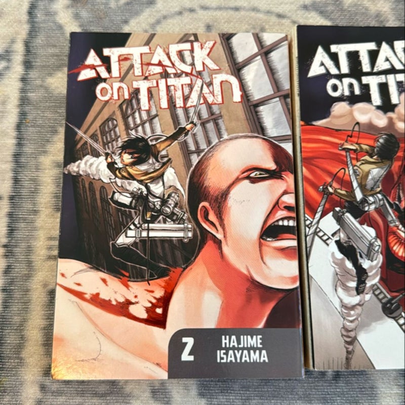 Attack on Titan Volumes 1 & 2 