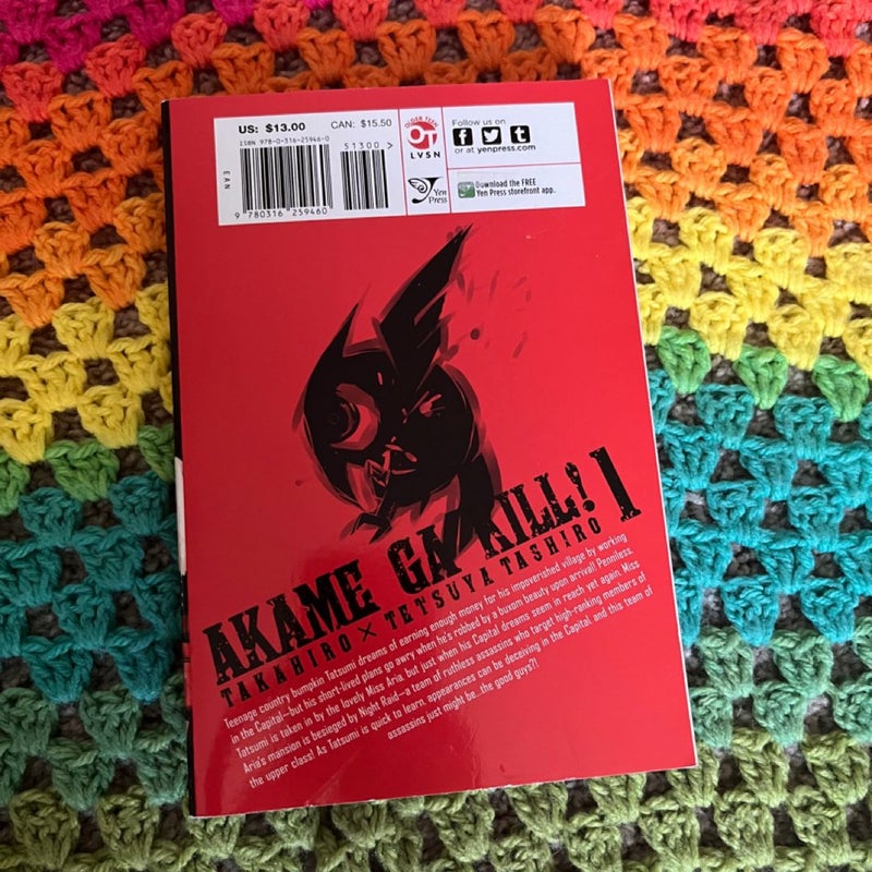 Akame Ga KILL!, Vol. 1