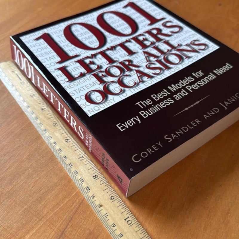 1001 Letters for All Occasions