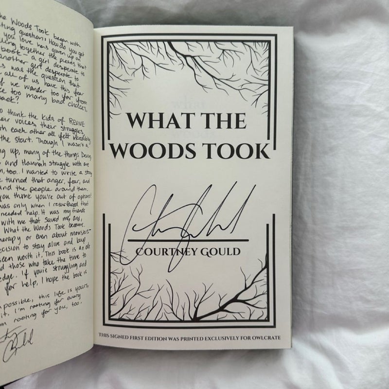 What The Woods Took OWLCRATE Edition