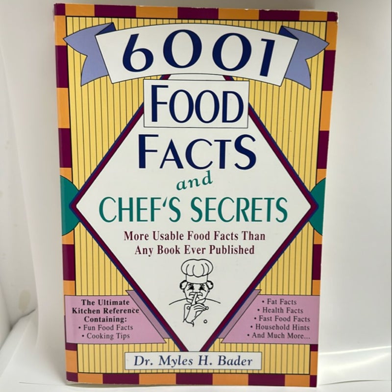 6001 Food Facts and Chef's Secrets