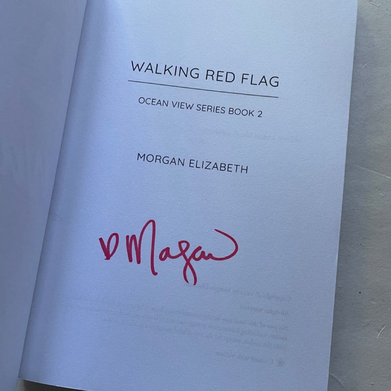 Walking Red Flag - signed/swag