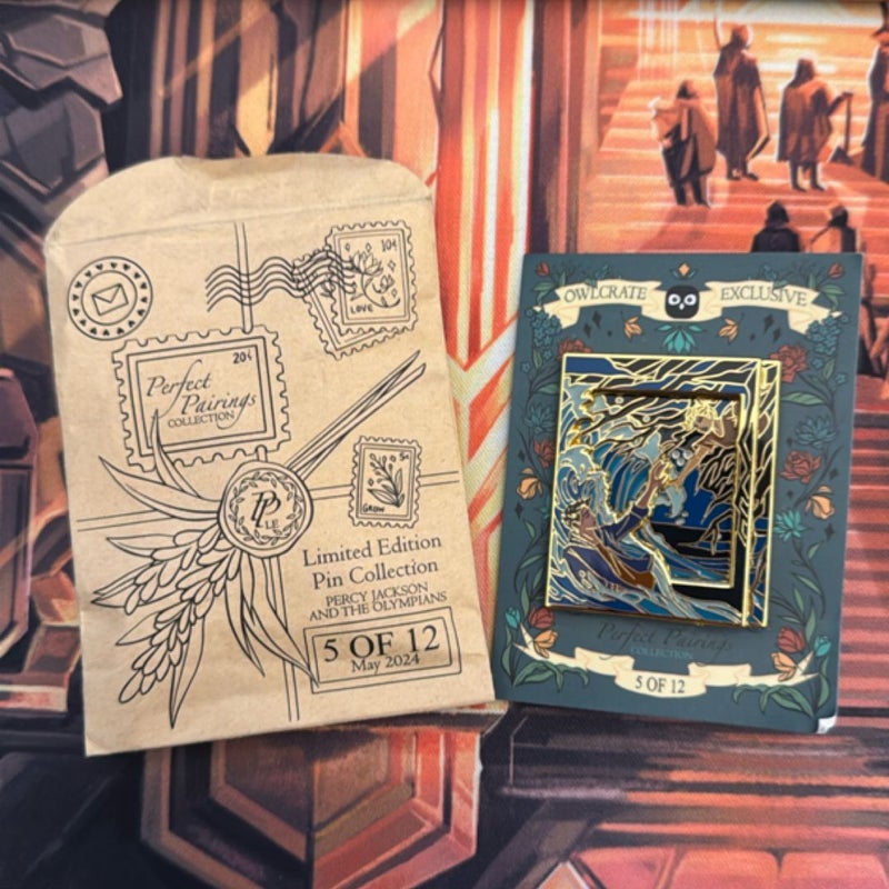 Owlcrate Percy Jackson and the Olypians pin