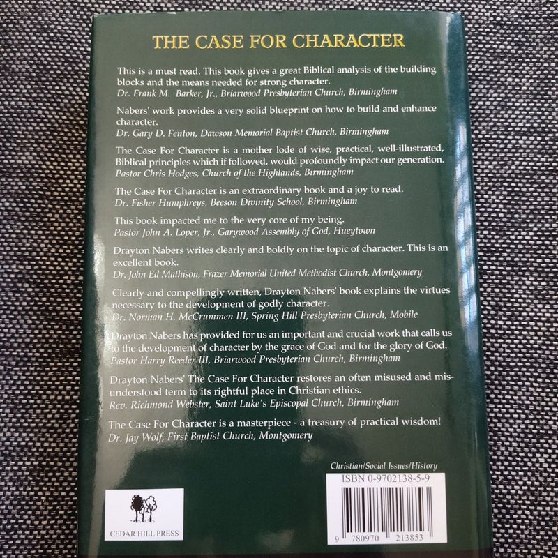 The Case for Character 