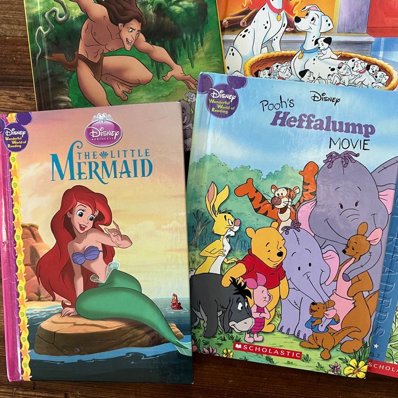 Book Bundle: Lot of 6 Vintage Disney Children's Books