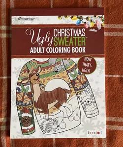 Ugly Christmas Sweater Adult Coloring Book