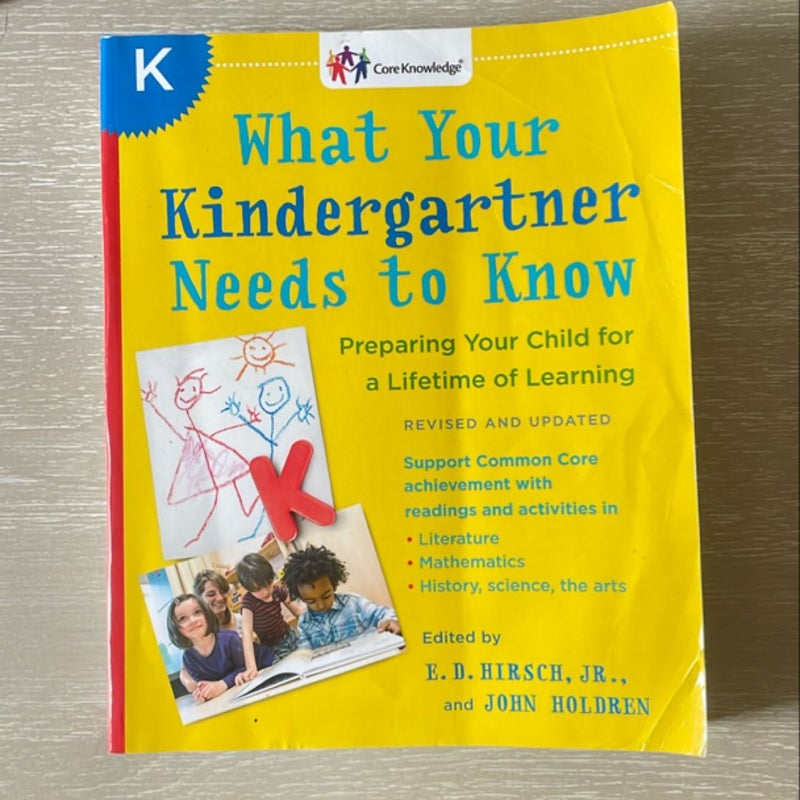 What Your Kindergartner Needs to Know (Revised and Updated)