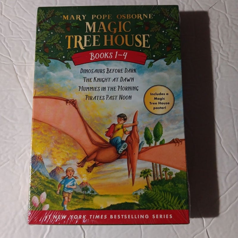 Magic Tree House Books 1-4 Boxed Set