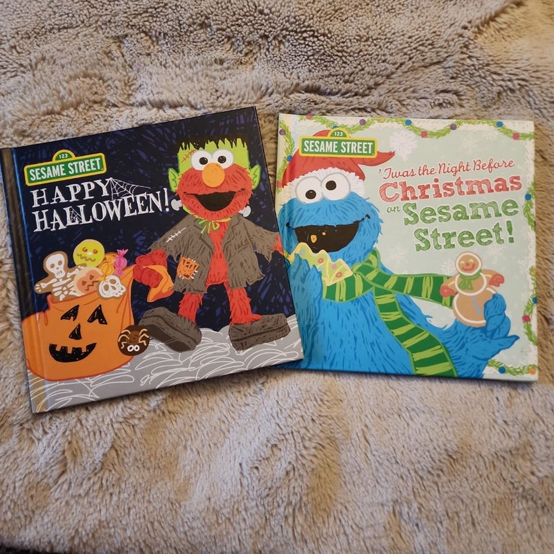 Sesame Street Halloween/Christmas Set