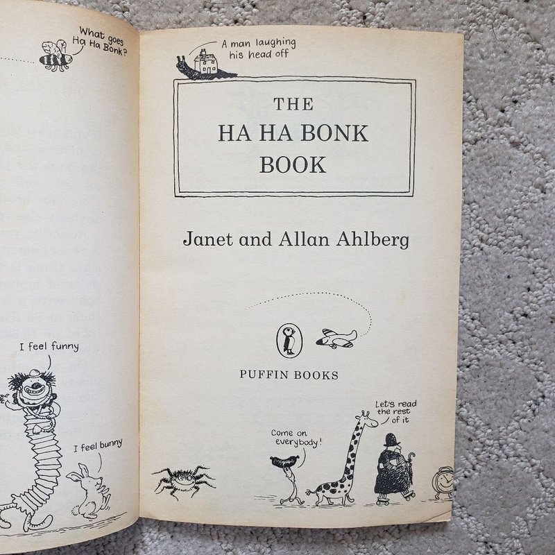 ISBN 9780140314120 The Ha Ha Bonk Book By Janet & Allan Ahlberg - Good ...