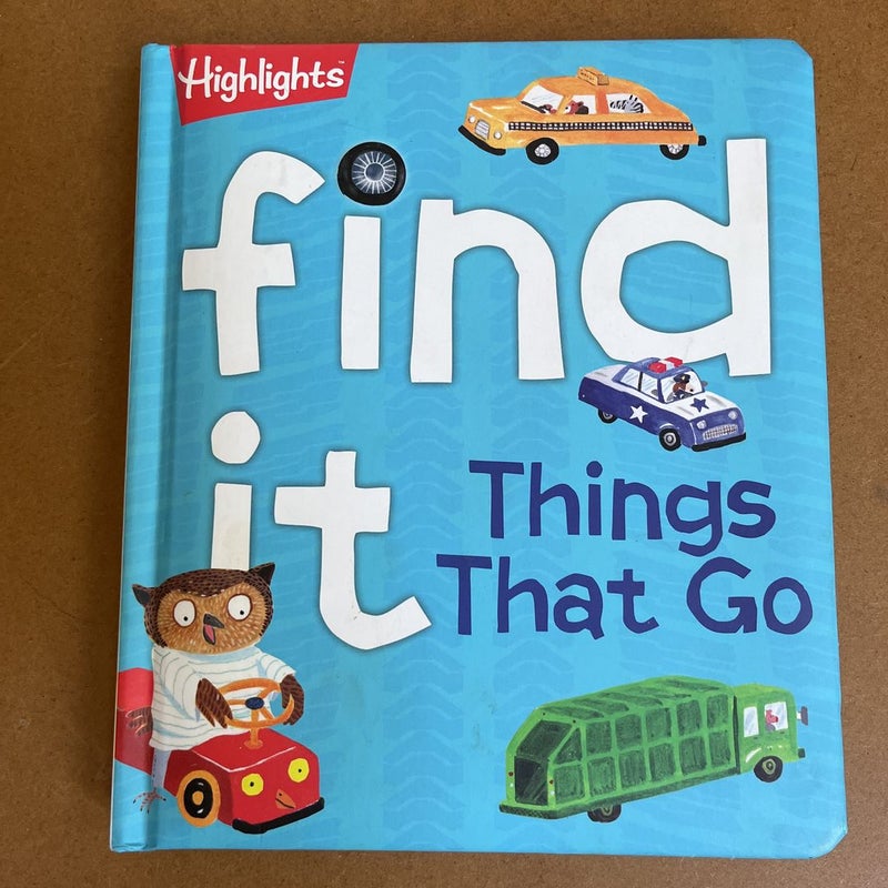 Find It! Things That Go