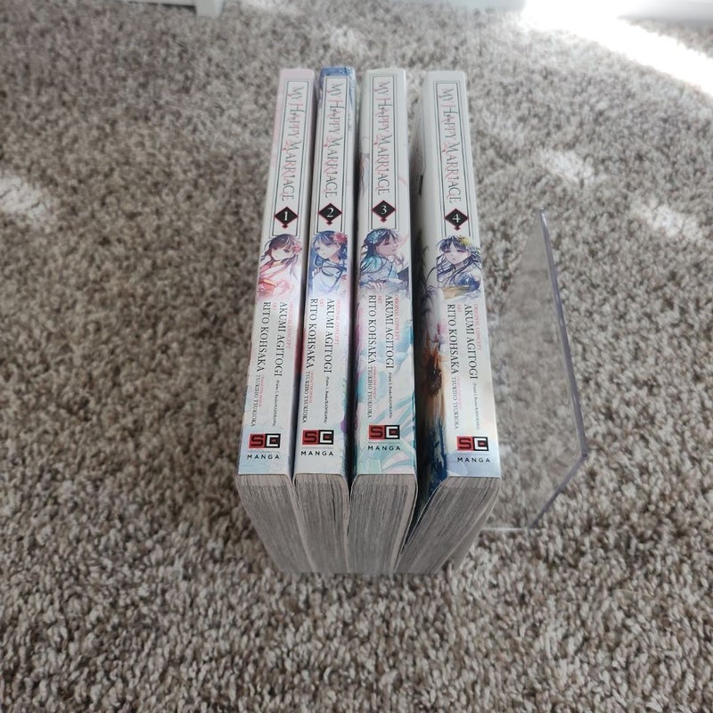 My Happy Marriage (manga) volumes 1-4 