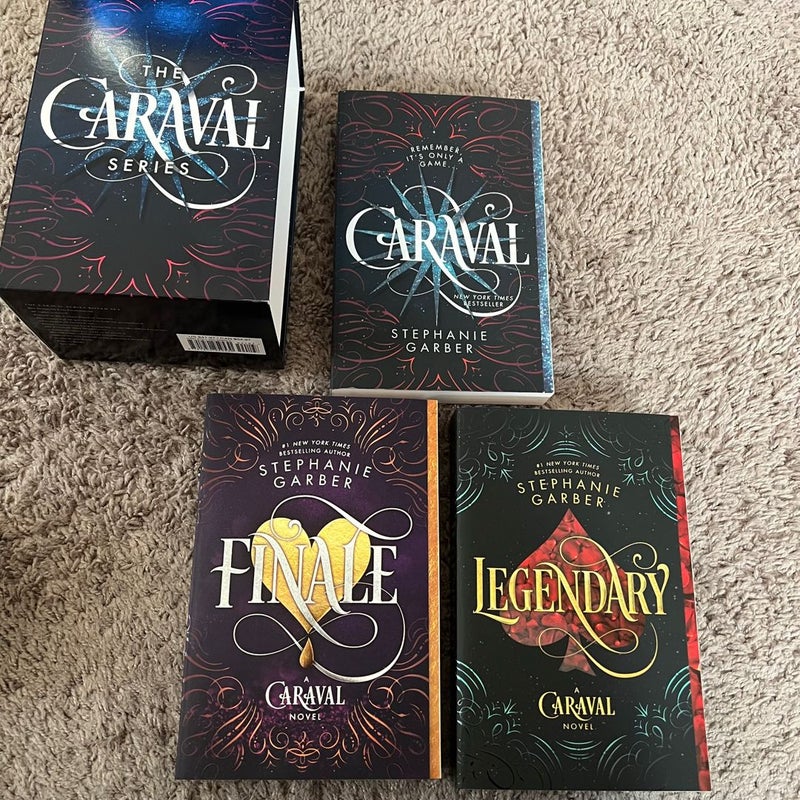 *SIGNED* Caraval Paperback Boxed Set