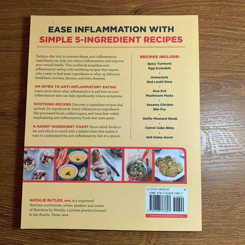 Anti-Inflammatory Diet 5-Ingredient Cookbook