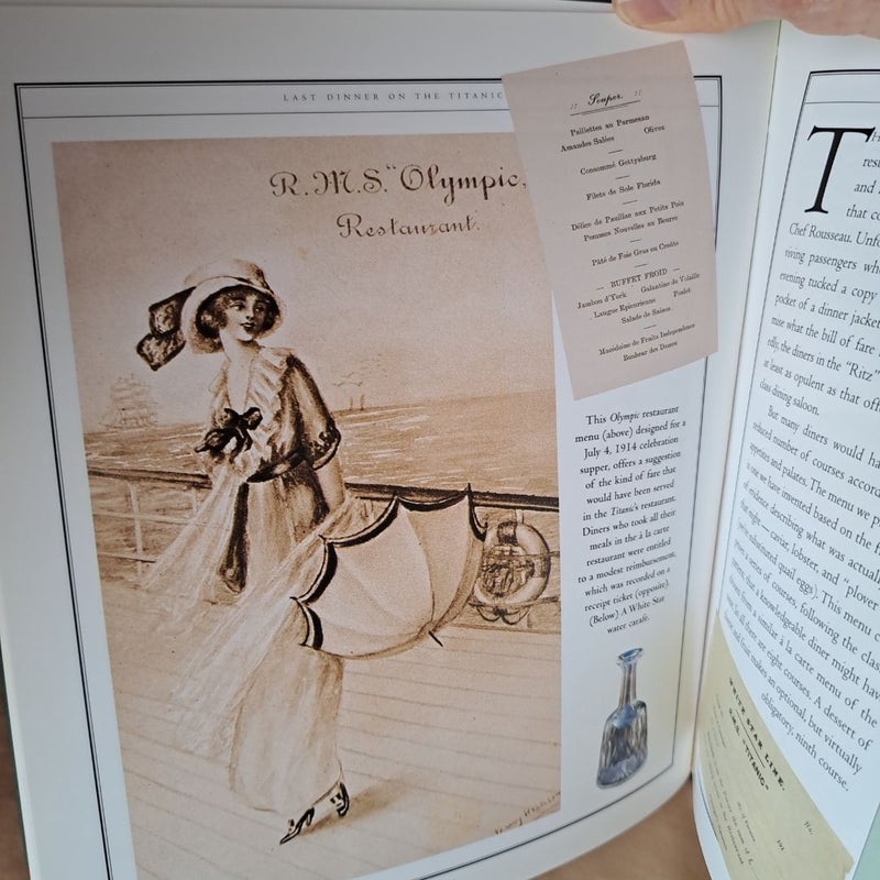 Last Dinner on the Titanic Menus and Recipes from the Great Liner