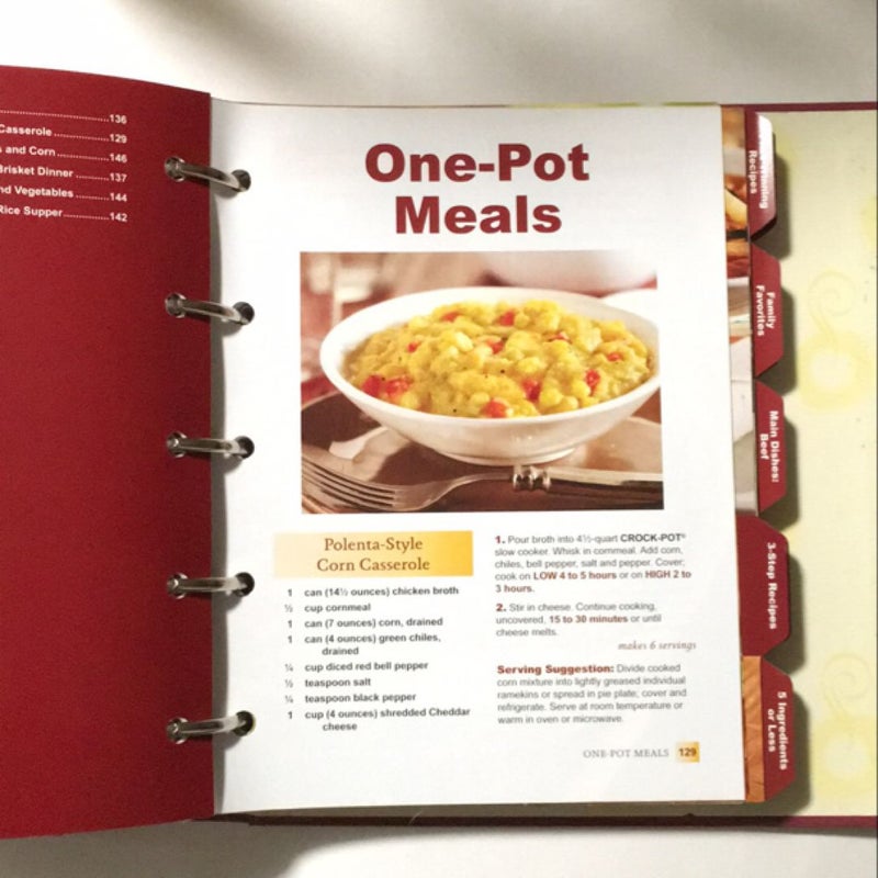 Crock Pot Recipe Collection Binder