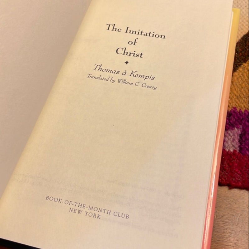 The Imitation of Christ (1995 Book of the Month Club Edition)