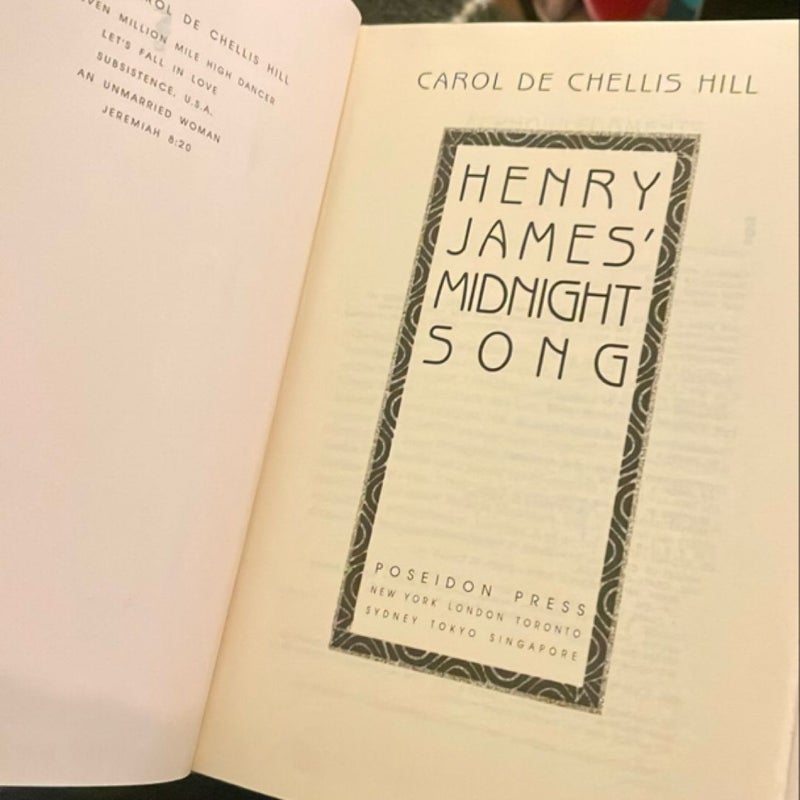 Henry James' Midnight Song