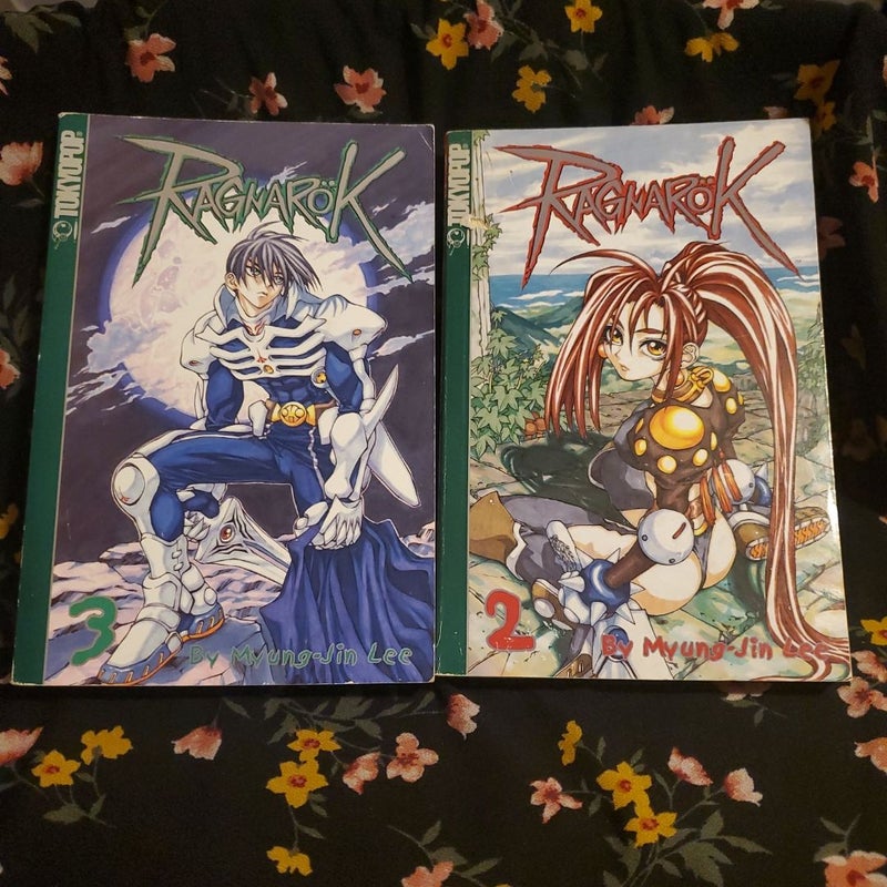 Ragnarok manga lot. Vol. 2,3,4,5,7,9,10