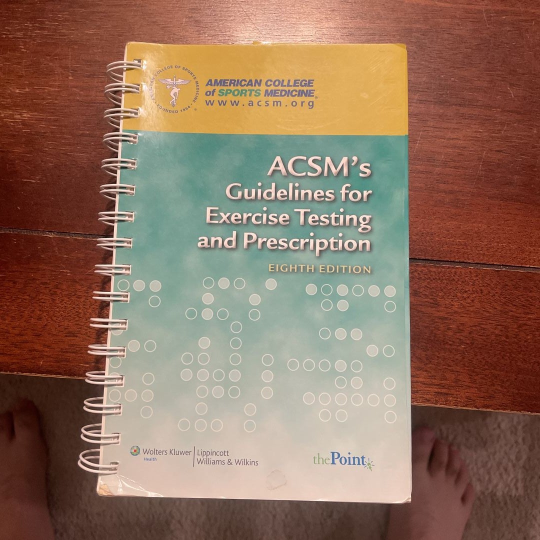 for　College　Paperback　and　Exercise　Staff,　Medicine　American　Testing　Sports　Prescription　of　by　Pangobooks　ACSM's　Guidelines