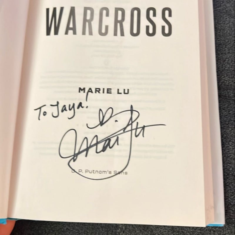 Warcross signed