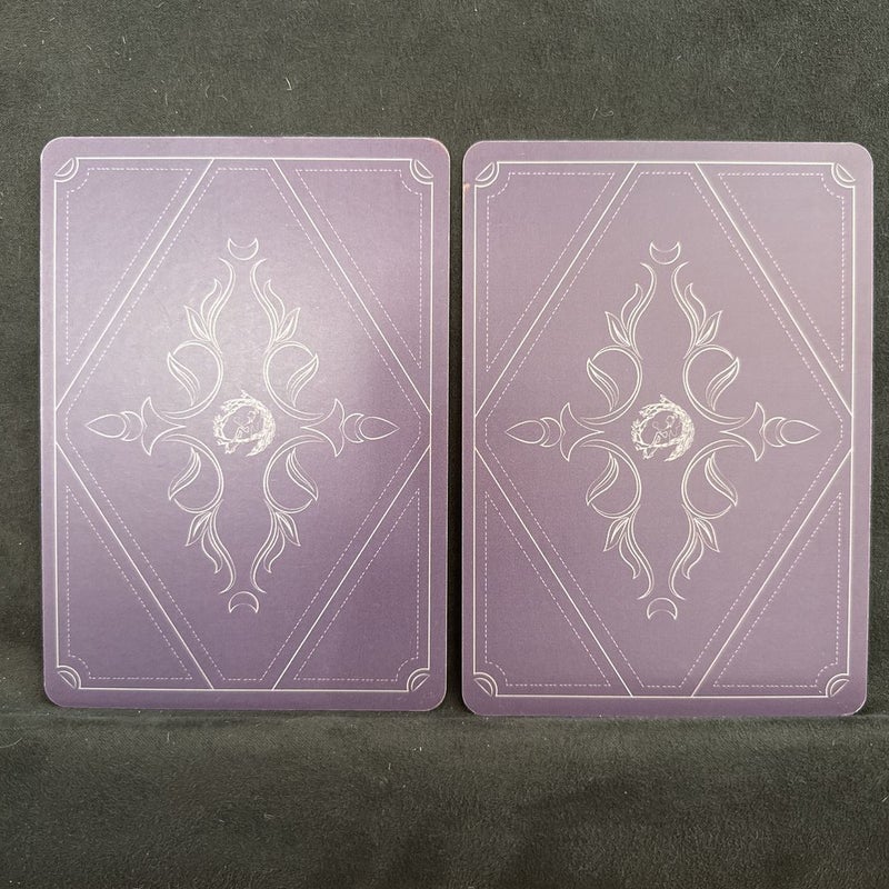 Fairyloot Winternight Tarot Cards March 2021 Original Set Purple Reverse