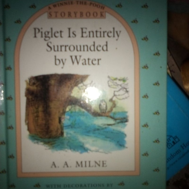 Piglet Is Entirely Surrounded by Water