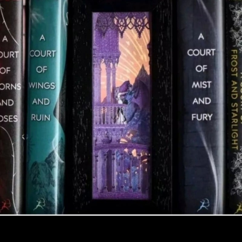 Litjoy Velaris Starfall Light Box Bookshelf Alley, ACOTAR, Book Nook