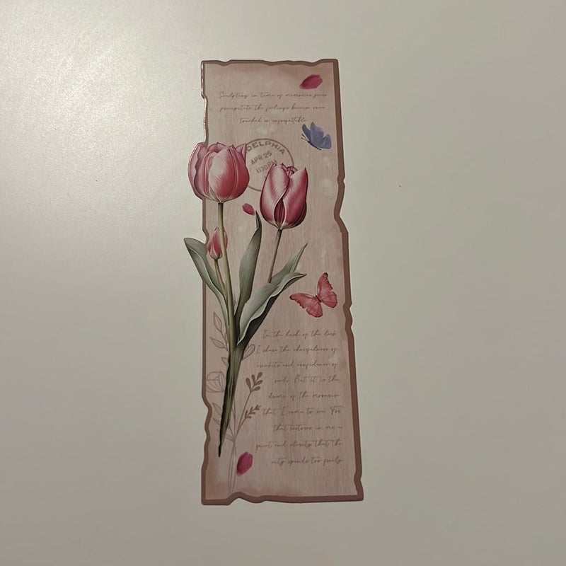 floral bookmark