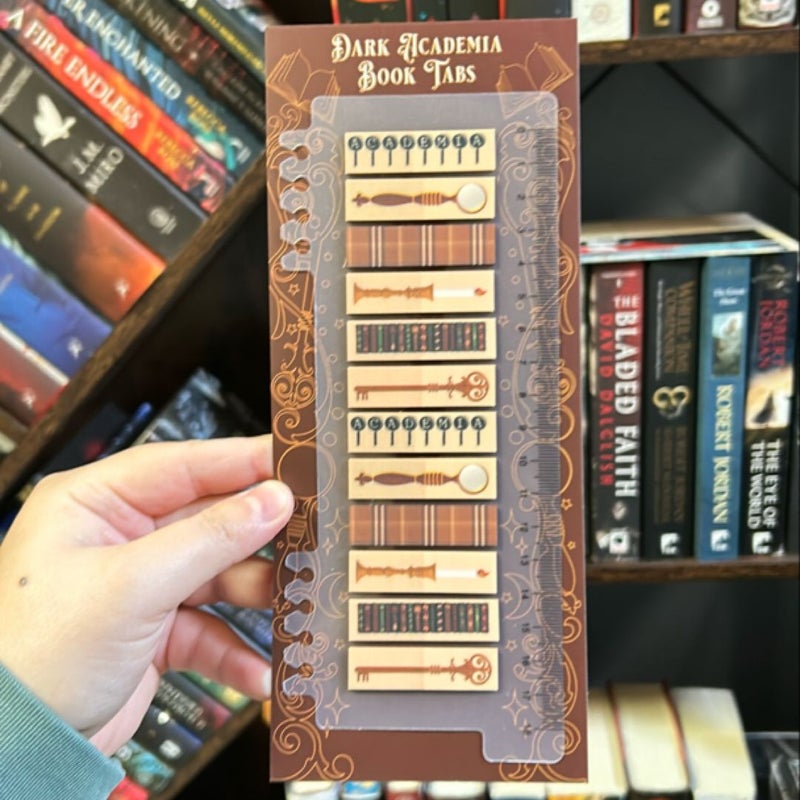 Fairyloot dark academia book tabs