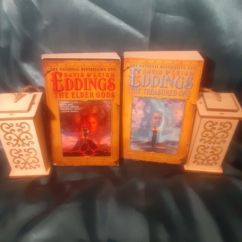 4 David Eddings The Dreamers book set, The Elder Gods
