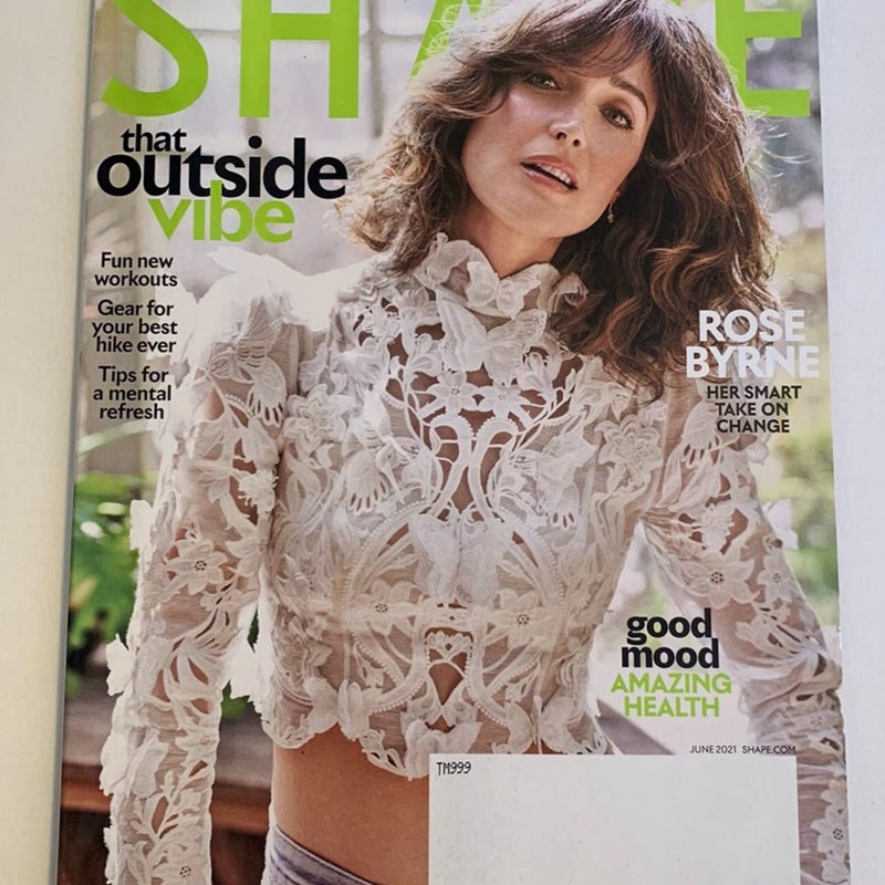 Shape Rose Byrne “Her Smart Take on Change” Issue June 2021 Magazine 
