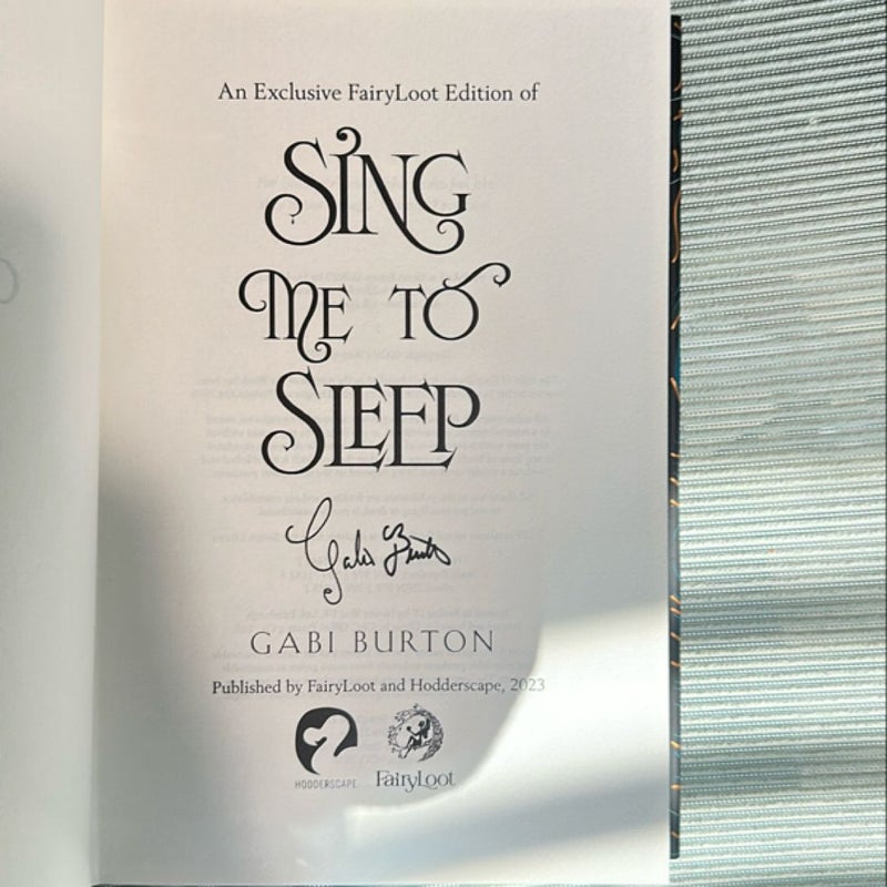 Sing me to Sleep (Fairyloot Edition)